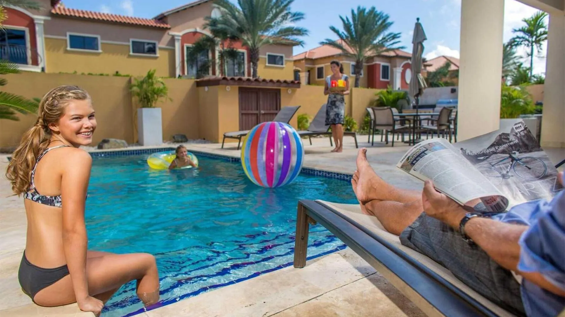 Gc125B - Malmok Beach - 2Br Condo Perfect For Families Palm Beach Semesterbostad